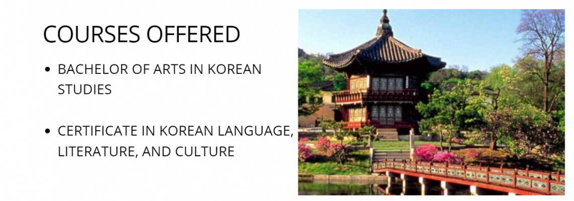 DEPARTMENT OF KOREAN STUDIES